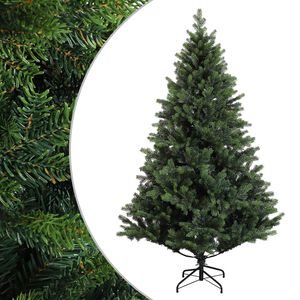 vidaXL Sztuczna choinka z zawiasami 120 cm PVC i Metal zielony
