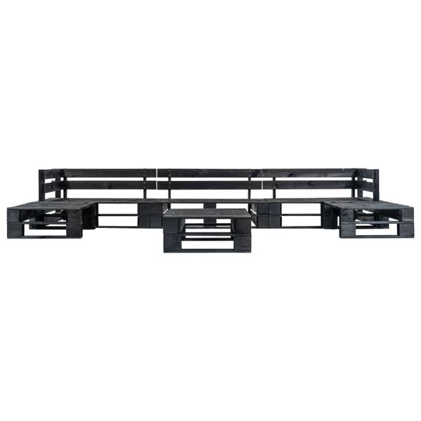 vidaXL 6-częściowy zestaw mebli z palet, piaskowe poduszki, drewno