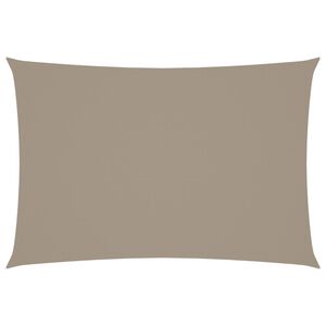 vidaXL Prostokątny żagiel ogrodowy, tkanina Oxford, 2,5x4,5 m, taupe