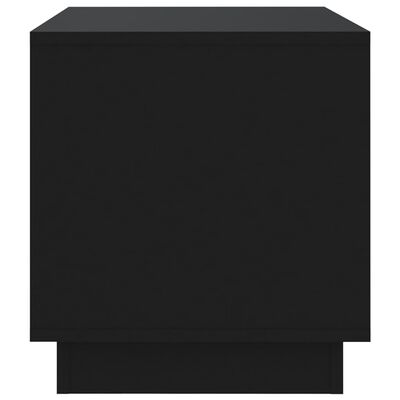 vidaXL Szafka pod TV, czarna, 70x41x44 cm, płyta wiórowa
