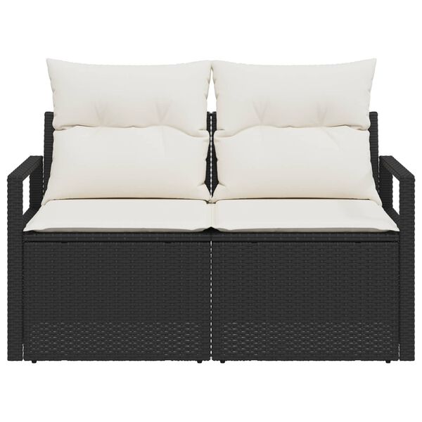 vidaXL Sofa Ogrodowa z poduszką 120 x 62 x 69 cm polirattan