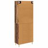 vidaXL Highboard Stare drewno 69,5 x 34 x 180 cm