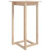 vidaXL Stolik barowy, 60x60x110 cm, lite drewno sosnowe