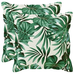 vidaXL Poszewka na poduszkę 2 szt. HOUTEN motyw liści 30 x 30 cm