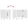 vidaXL Szafki nocne, 2 szt., białe, 40x40x50 cm