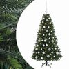 vidaXL Sztuczna choinka z bombkami 120 cm 150 LED Ciepła biel