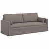 vidaXL Sofa Ciemnoszary 198 x 78 x 80 cm tkanina