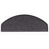 vidaXL Maty na schody 15 szt. 65x24x4 cm Antracytowe półokrągłe duże