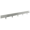vidaXL Krawężnik do trawnika 50 pcs 100 x 12 cm Stal srebrny
