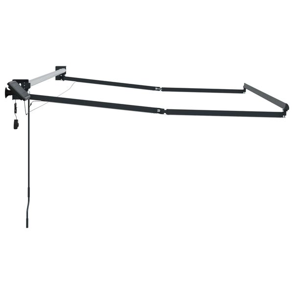 vidaXL Elektryczna rama markizy składanej Antracyt 4 &times; 3 m Aluminium