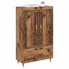 vidaXL Highboard z szufladą Stare drewno 69,5 x 31 x 115 cm