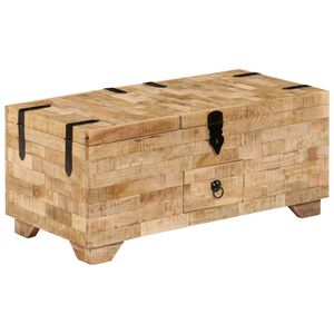 vidaXL Stolik kawowy, lite drewno mango, 80x40x35 cm