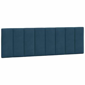 vidaXL Poduszka na wezgłowie, Hanko, niebieska, 160 cm, aksamitna