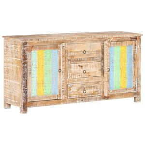 vidaXL Komoda, 151x40x75 cm, surowe drewno akacjowe