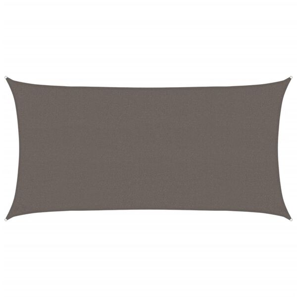 vidaXL Żagiel przeciwsłoneczny, 160 g/m², antracytowy, 2,5x4,5 m, HDPE