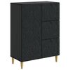 vidaXL Bufet Czarny 66 x 34,5 x 90 cm Drewno inżynieryjne
