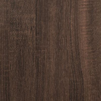 vidaXL Wózek kuchenny, brązowy dąb 50x30x70cm, materiał drewnopochodny