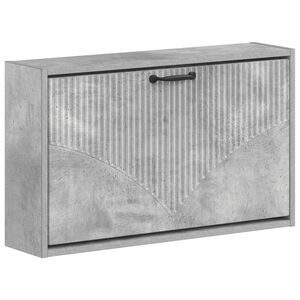 vidaXL Wisząca szafka na buty HOORN 71 x 17 x 43 cm Betonowy szary