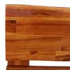 vidaXL Rama ł&oacute;żka z naturalną krawędzią, lite drewno akacjowe, 90 cm