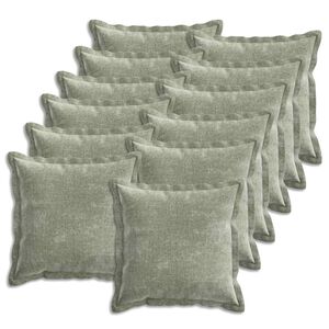 vidaXL Poszewka na poduszkę 12 pcs HOUTEN zielony 50 x 50 cm