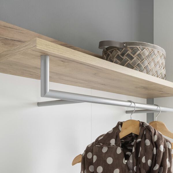 Germania Wieszak na płaszcze Topix, 96x29x147 cm, biało-dębowy