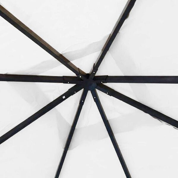 vidaXL Altana, 4 x 4 x 3 m, biała, 180 g/m&sup2;