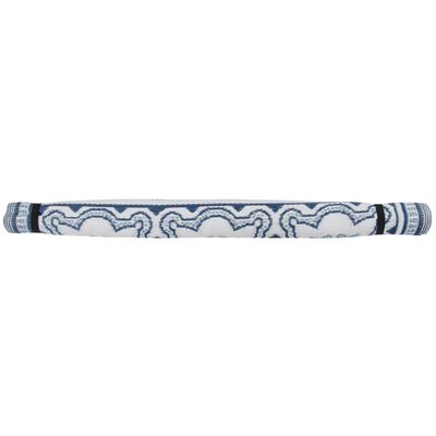 Esschert Design Dywan zewnętrzny, 151,5 cm, niebiesko-biały, OC23