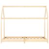 vidaXL Rama łóżka dziecięcego, lite drewno sosnowe, 90 x 200 cm