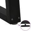 vidaXL Nogi do stolika kawowego w kształcie litery V 2 szt. Czarne 30x(30-31,3) cm Stal