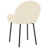 vidaXL Krzesła stołowe, 2 szt., kremowe, sztuczna skóra