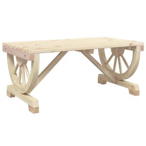 vidaXL Ogrodowy stolik kawowy, 90x50x40 cm, lite drewno jodłowe
