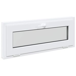 vidaXL Okno piwniczne RISOR 100 x 40 cm PVC i szkło