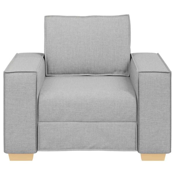 vidaXL Sofa Fotel Cloud Grey 100x78x84 cm Tkanina