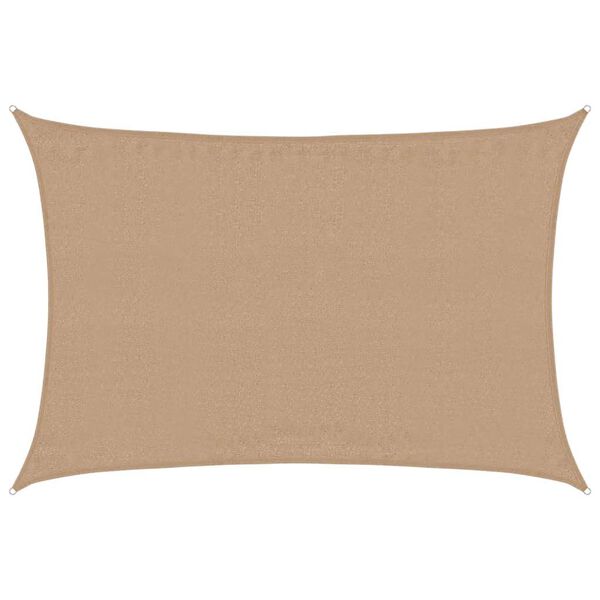 vidaXL Żagiel przeciwsłoneczny, 160 g/m&sup2;, taupe, 3,5 x 4,5 m, HDPE
