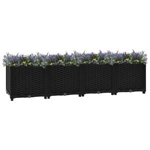 vidaXL Donica do podniesionej rabaty, 160x40x38 cm, polipropylen