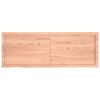 vidaXL Blat do łazienki, jasnobrązowy, 140x50x(2-6) cm, lite drewno