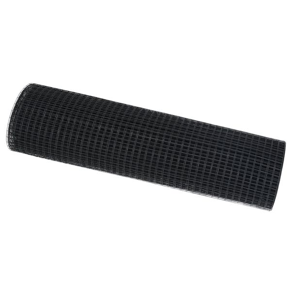 vidaXL Spawana siatka ogrodzeniowa Szary 0.6 x 10 m