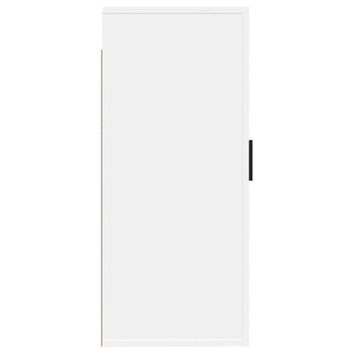 vidaXL Wisząca szafka telewizyjna, biała, 40x34,5x80 cm