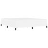 vidaXL Ramka ł&oacute;żka z materacem Czysta Biała 180 x 200 cm tkanina