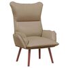vidaXL fotel Cappuccino 69 x 74 x 93 cm Sztuczna sk&oacute;ra