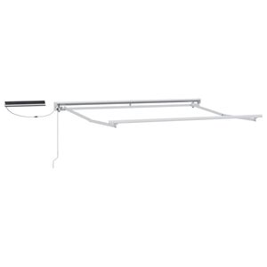 vidaXL Elektryczna rama markizy składanej Biały 2,5 x 2 m Stal