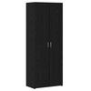 vidaXL Highboard Czarny Dąb 70 x 42,5 x 185 cm