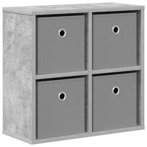 vidaXL Bufet Betonowy szary 49,5 x 22 x 47 cm