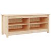 vidaXL Szafka na buty, 110x38x45,5 cm, lite drewno sosnowe