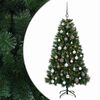 vidaXL Sztuczna choinka z bombką 120 cm 150 LED Ciepła biel