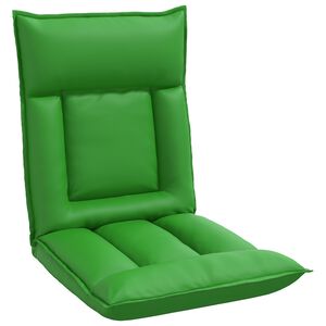 vidaXL Regulowany fotel na podłogę Szary Ekosk&oacute;ra
