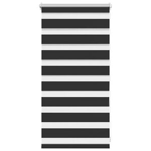 vidaXL Roleta Zebra 40,9x100 cm Szerokość materiału 36,7 cm czarna