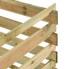 vidaXL Kompostownik z listew, 120x120x70 cm, impregnowana sosna