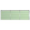 vidaXL Donica Zielony 160 x 40 x 75 cm Stal