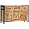 vidaXL Komoda, 120x35x76 cm, lite drewno mango